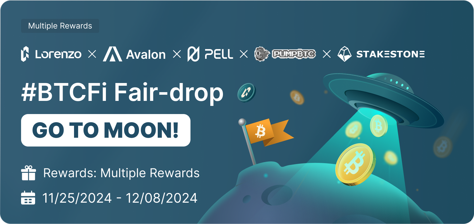 #BTCFi Fair-drop GO TO MOON!